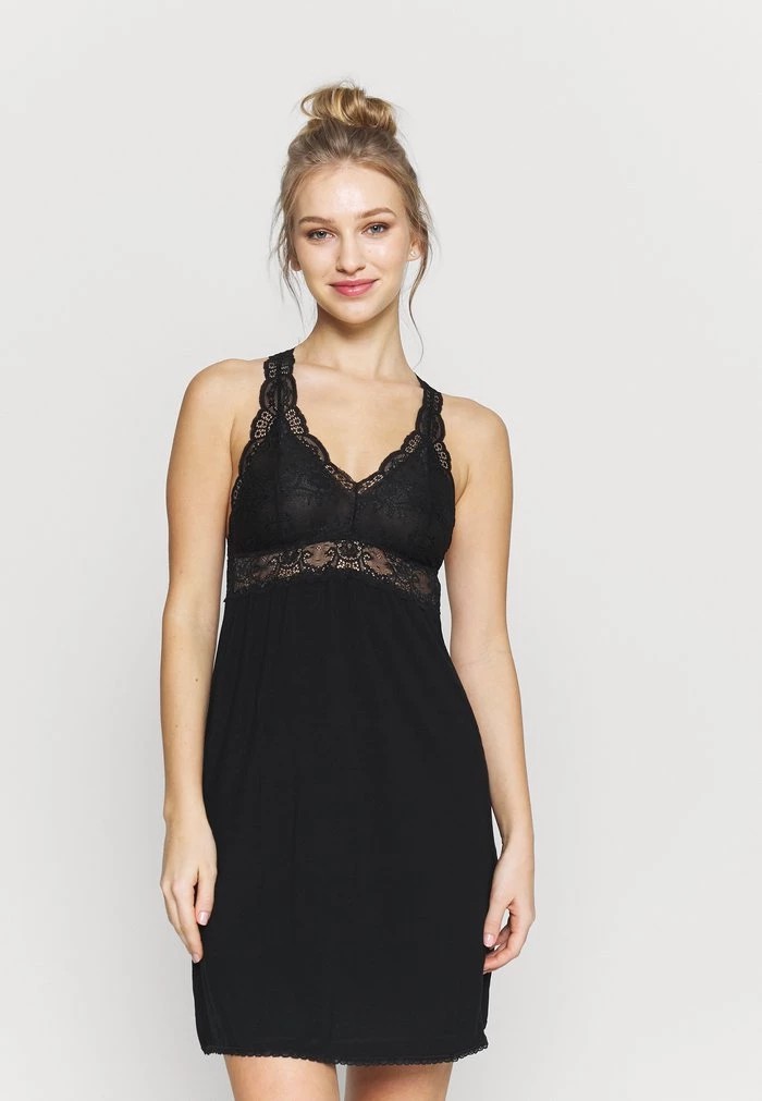 Vêtement De Nuit ANNA FIELD Anna Field Anna Viscose Dress Noir Femme | TXO-2942690